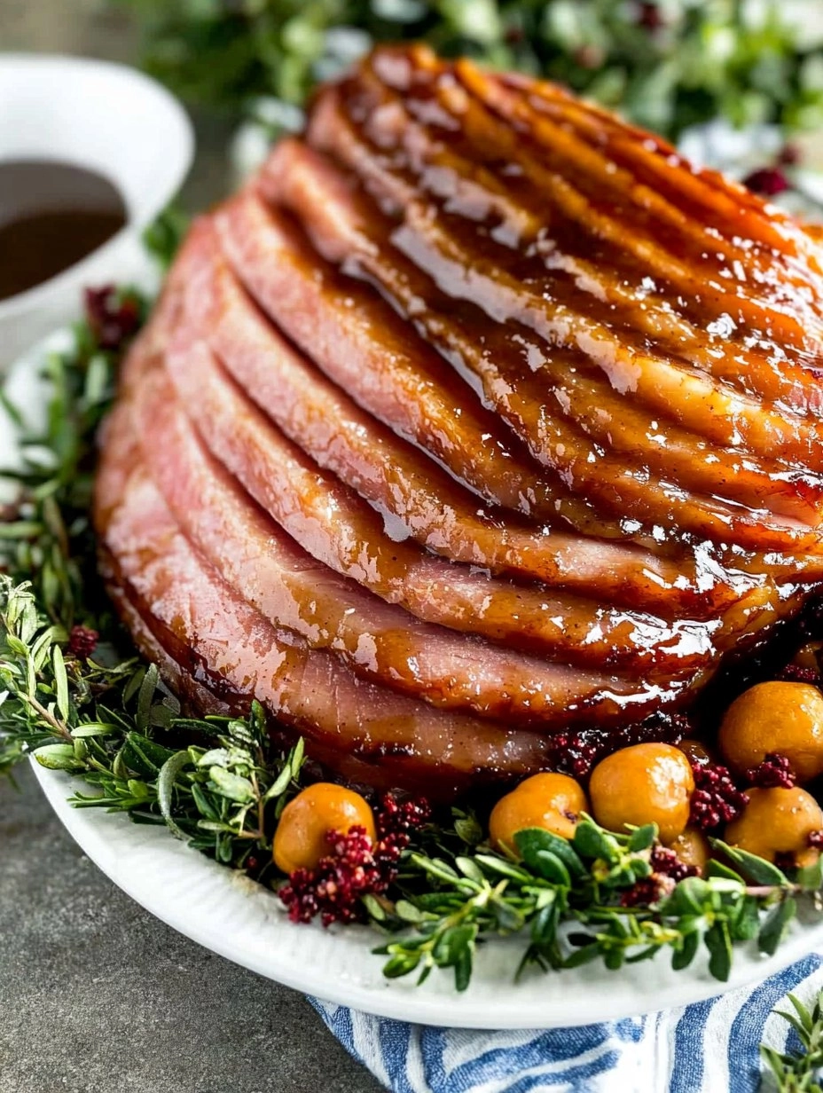 Baked Ham with Brown Sugar Glaze