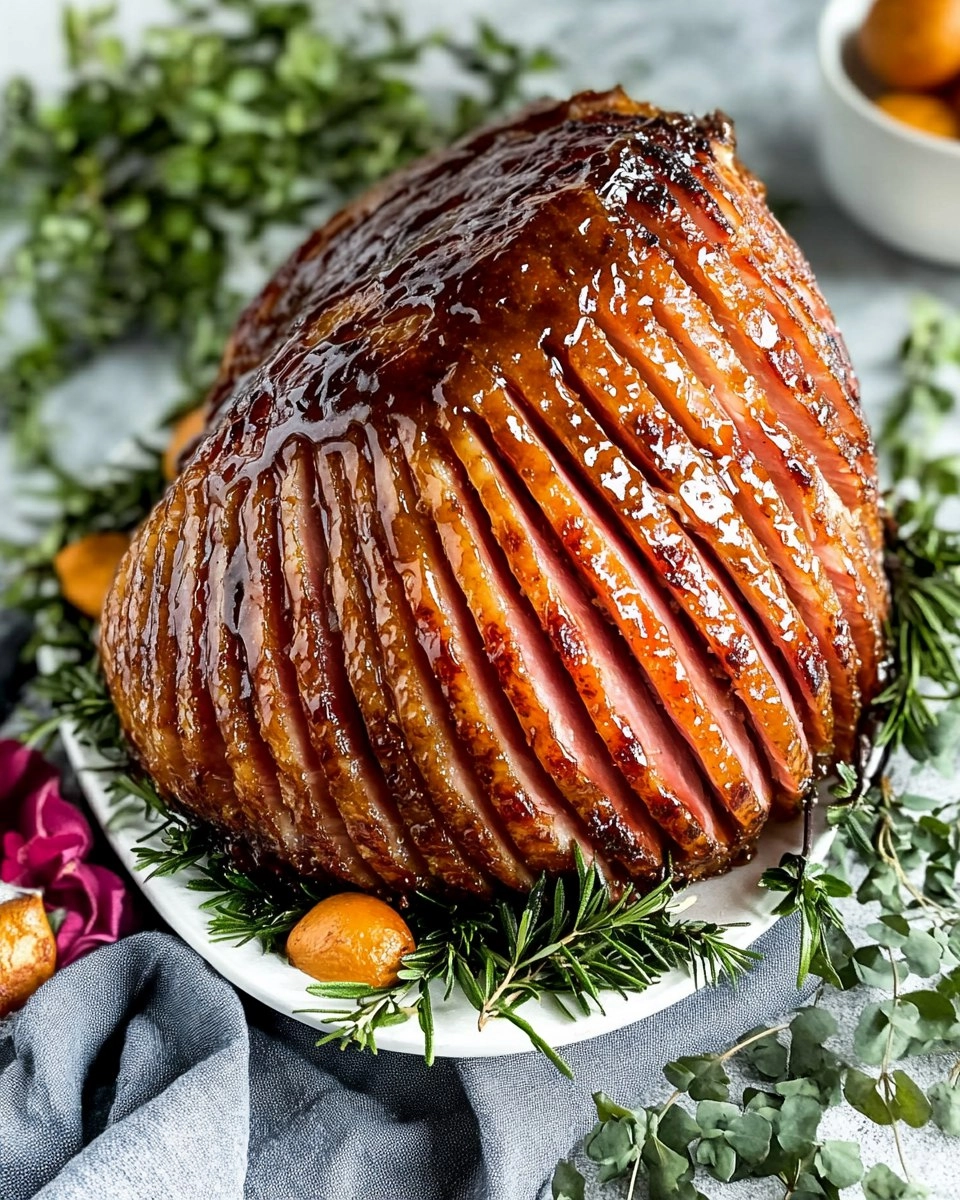 Baked Ham with Brown Sugar Glaze
