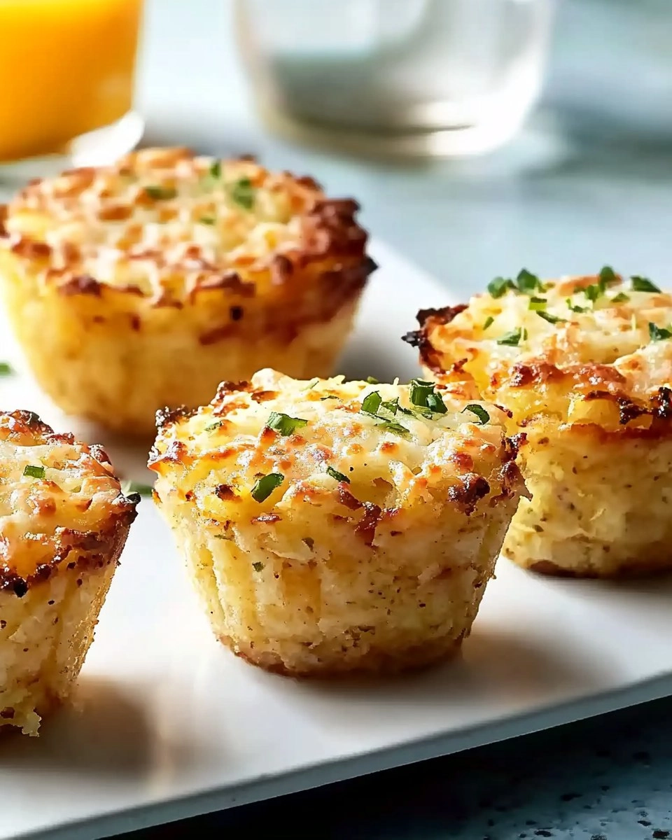 Baked Parmesan Hash Brown Cups