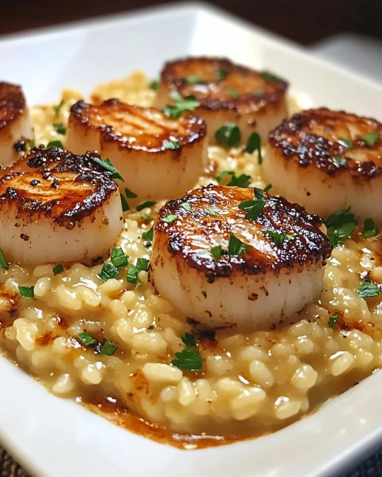 Champagne-Risotto-with-Brown-Butter-Scallops-Recipe