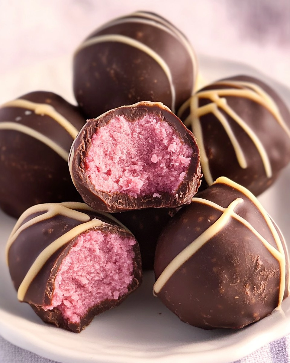 Chocolate Raspberry Truffles 117 Chocolate Raspberry Truffles