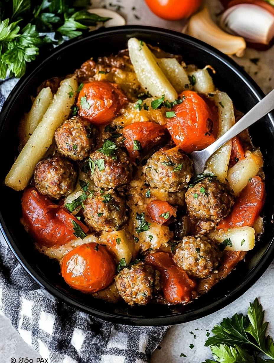 Classic Meatball Casserole 126 Classic Meatball Casserole