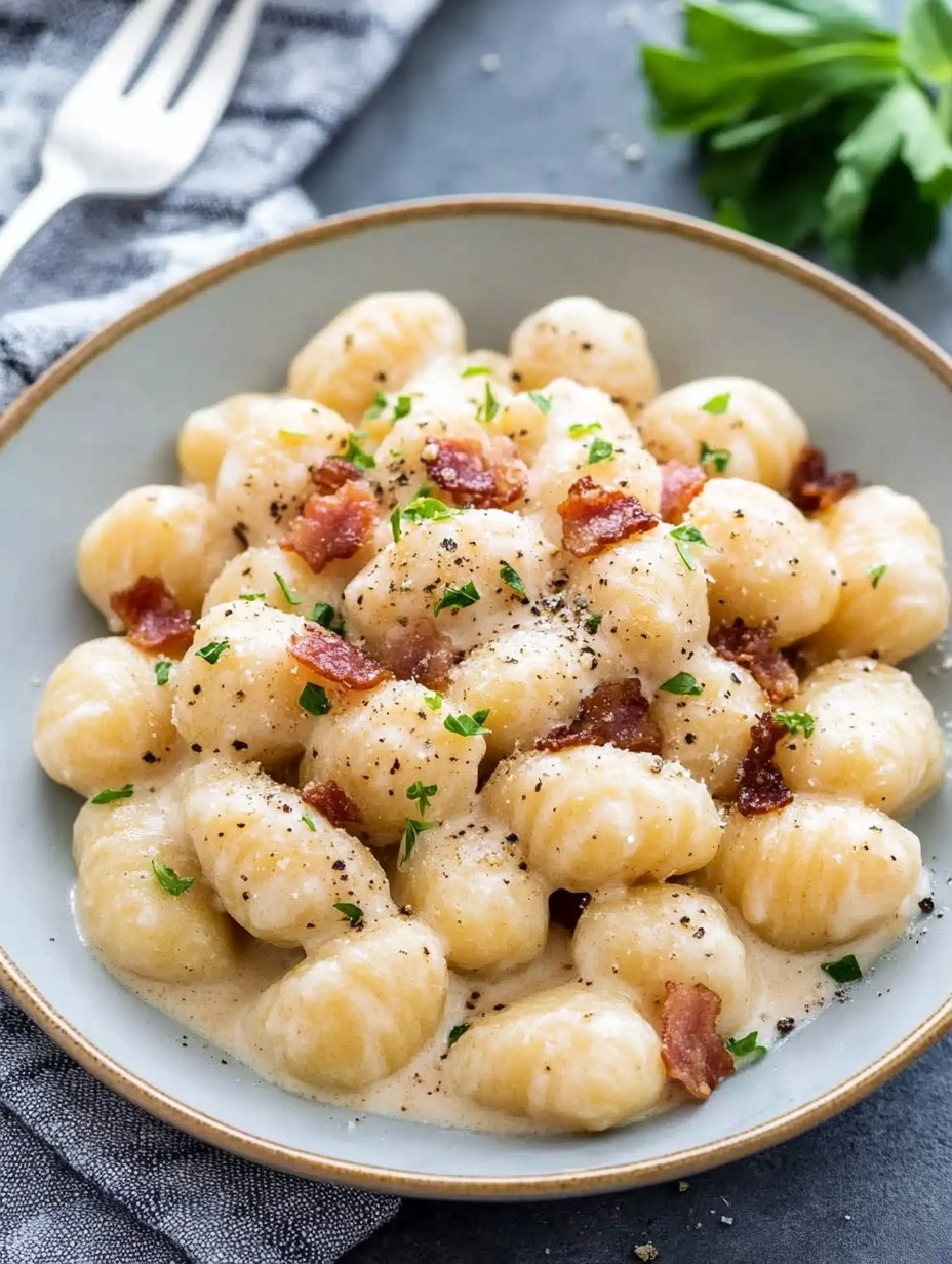 Creamy Pancetta Gnocchi 106 Creamy Pancetta Gnocchi