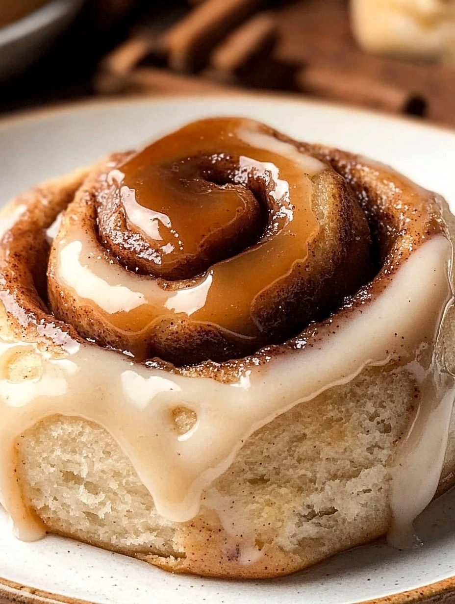 Easy Chai Cinnamon Rolls with Caramel | Bakery-Style