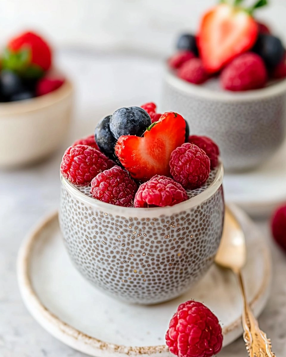 Easy Chia Pudding Valentine
