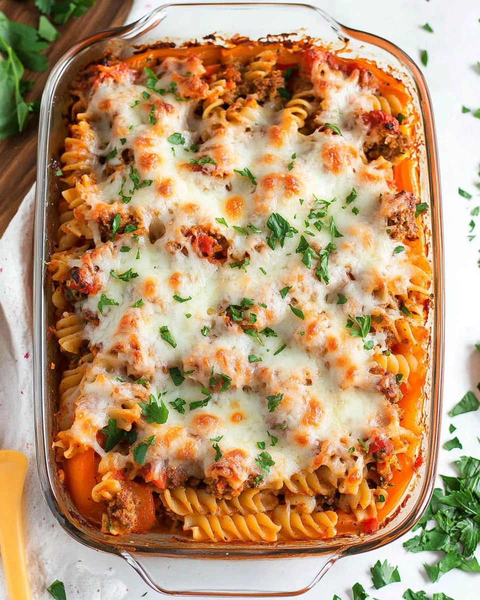 Easy Stuffed Pepper Pasta Bake 145 Easy Stuffed Pepper Pasta Bake