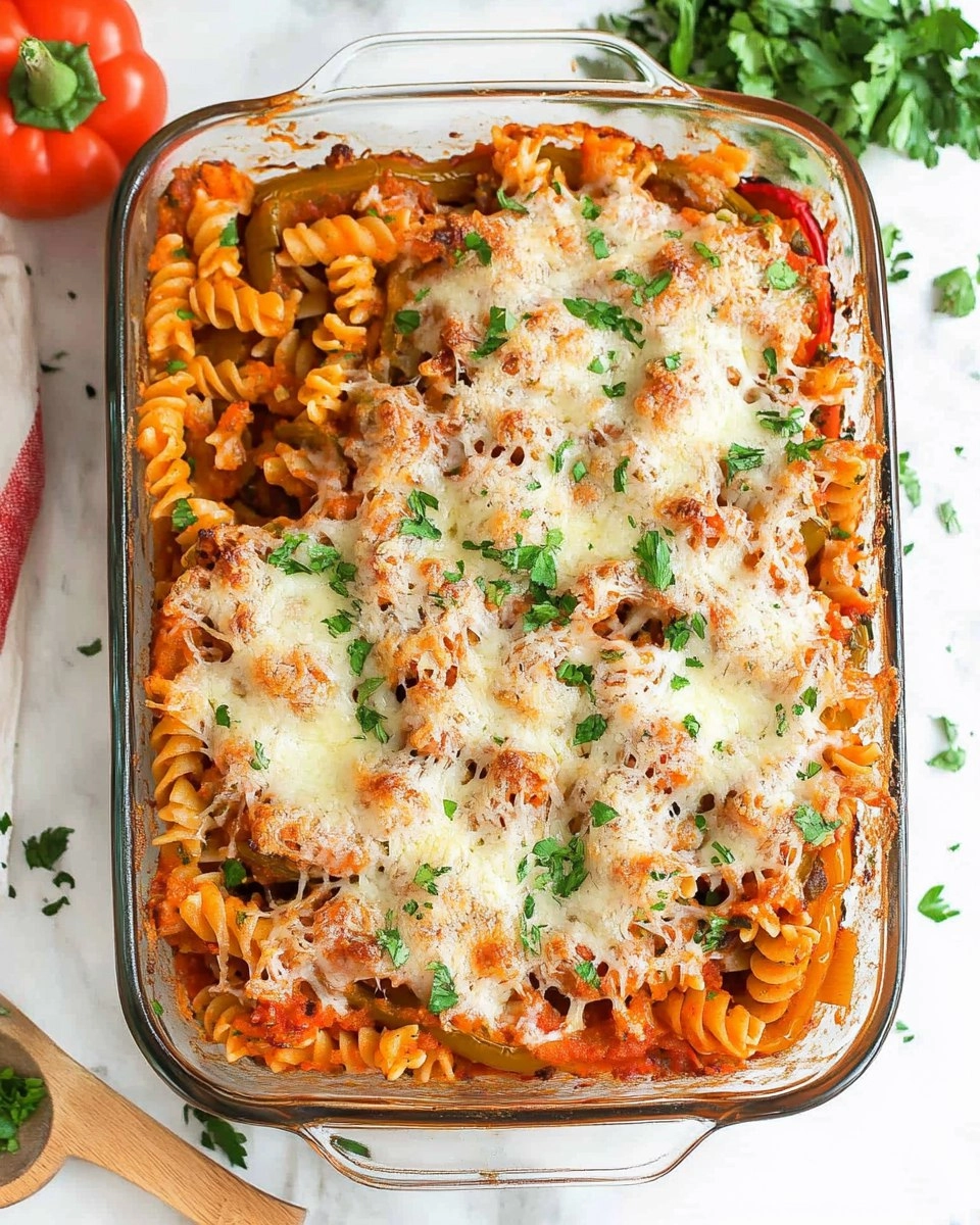 Easy Stuffed Pepper Pasta Bake 147 Easy Stuffed Pepper Pasta Bake