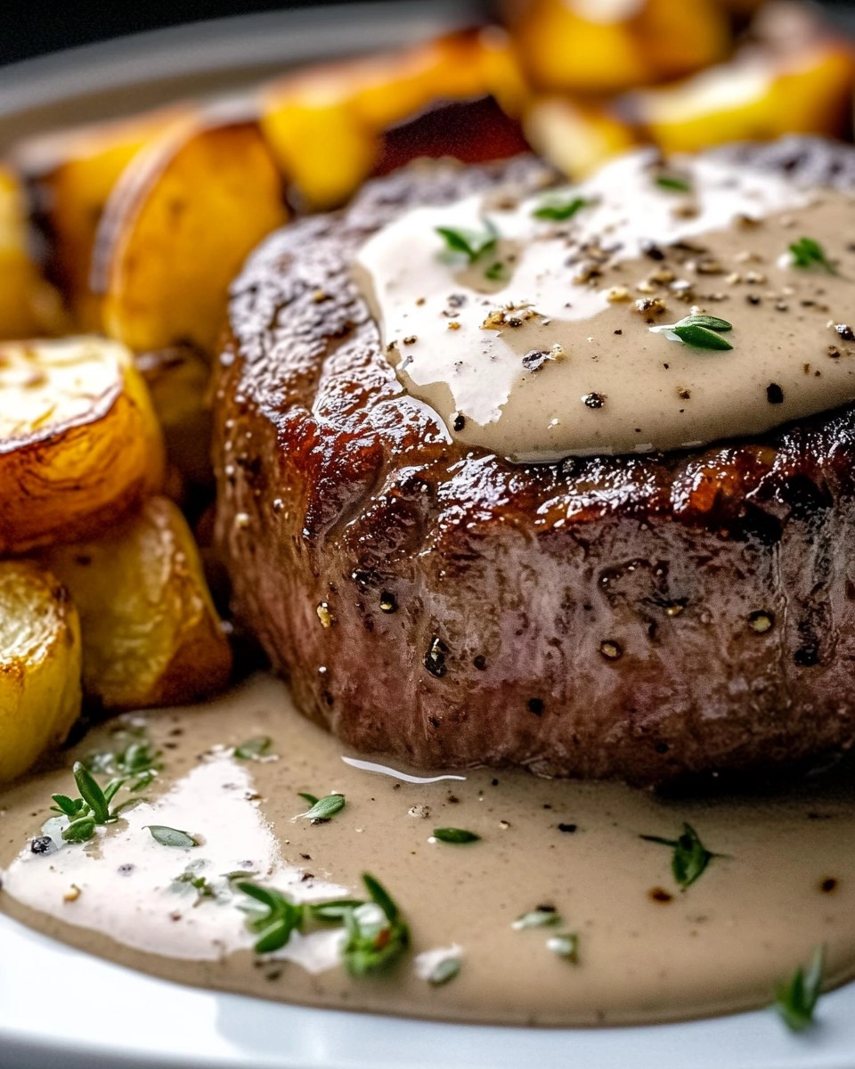 Filet Mignon with Dijon Sauce