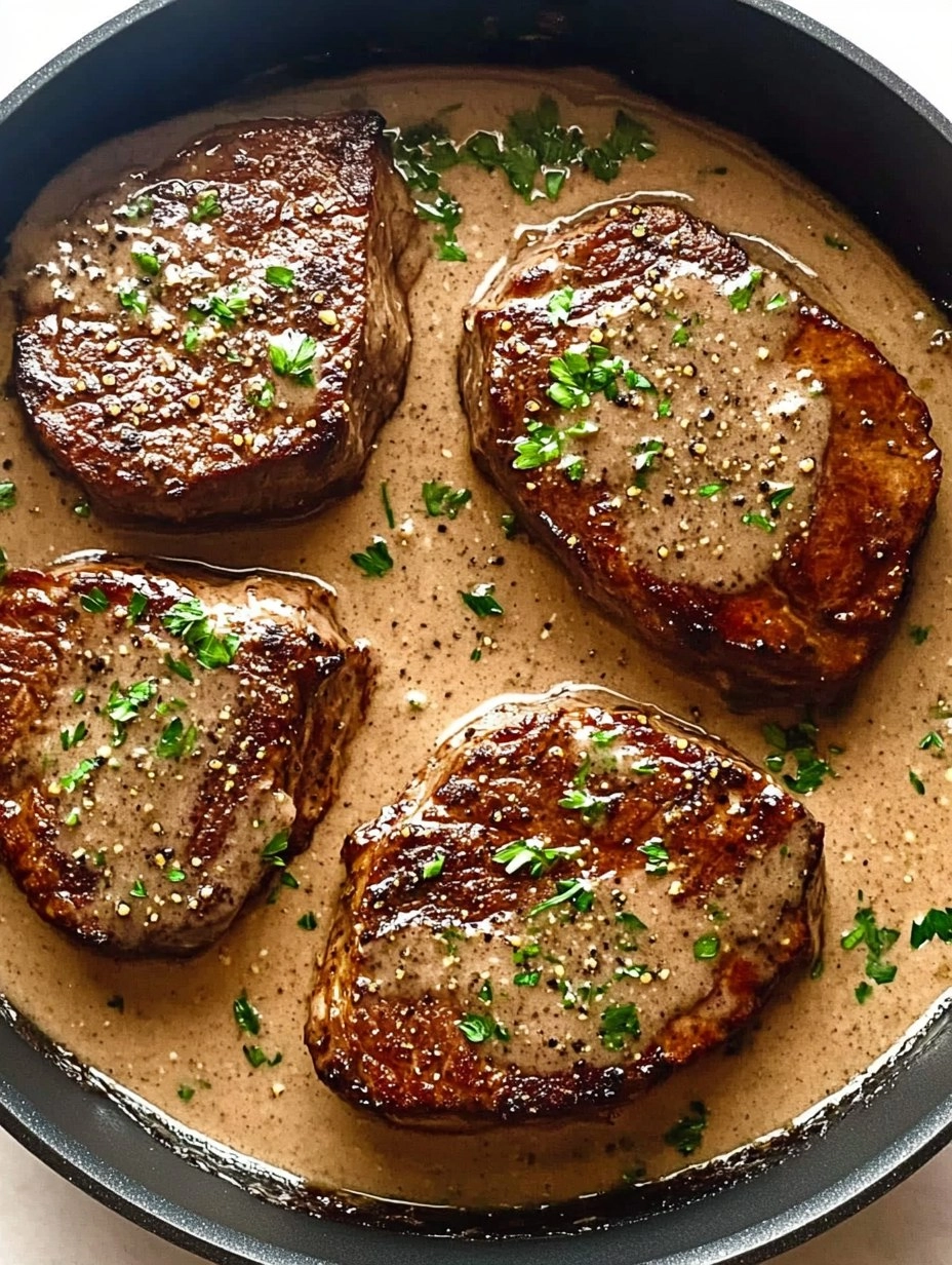 Filet Mignon with Dijon Sauce