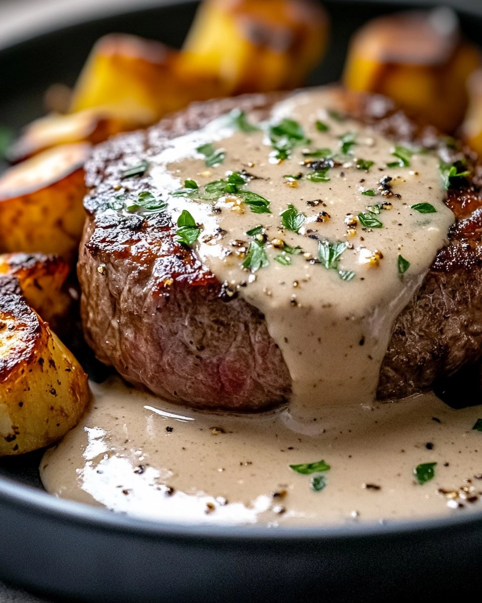 Filet Mignon with Dijon Sauce