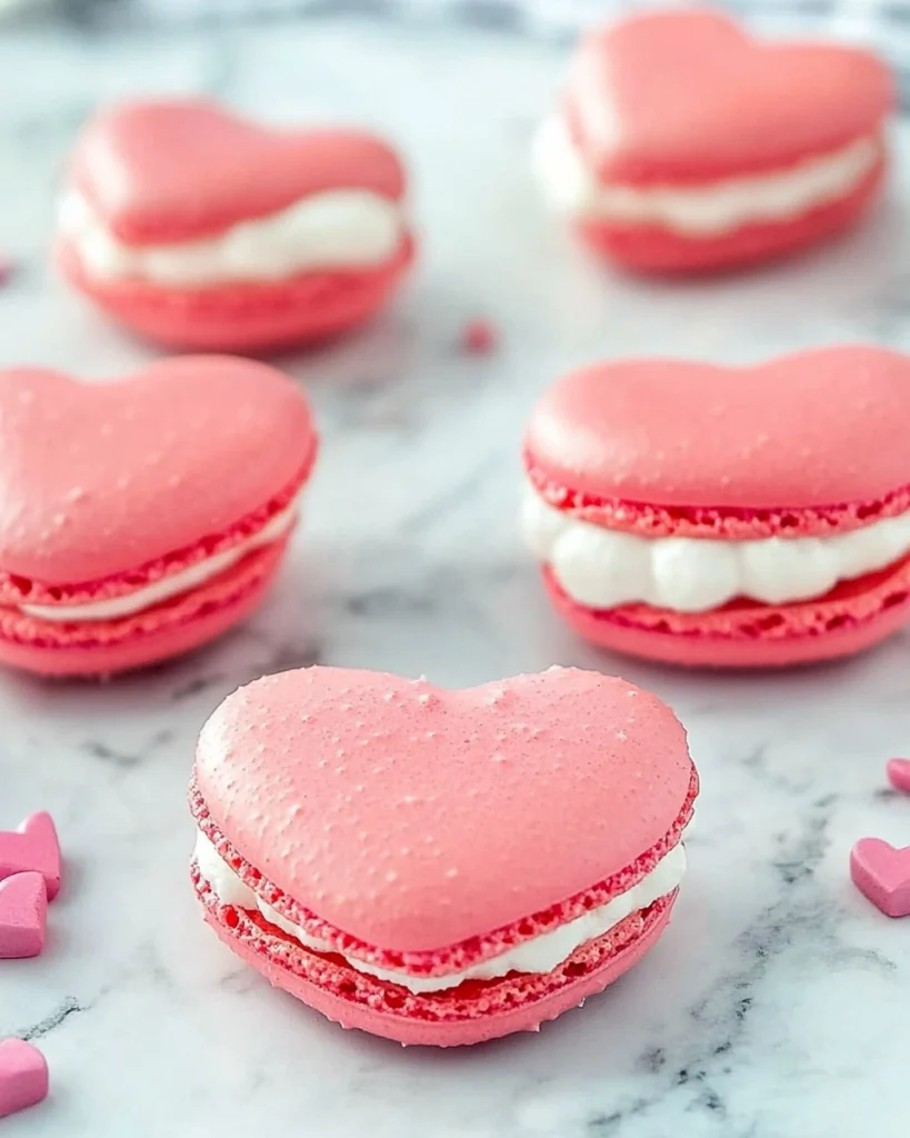 Galentines-Brunch-Foods-Heart-Shaped-Macarons-Recipe
