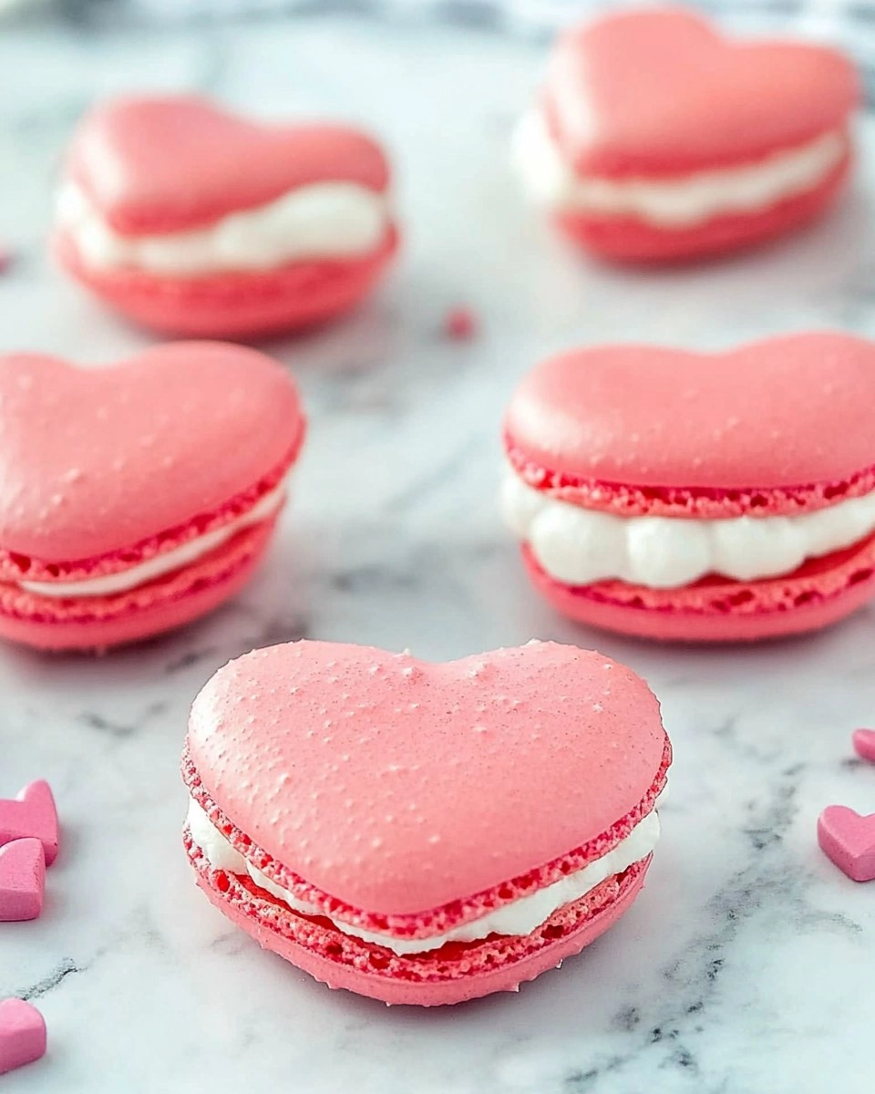 Galentine’s Brunch Foods : Heart-Shaped Macarons 26 Galentines-Brunch-Foods-Heart-Shaped-Macarons-Recipe