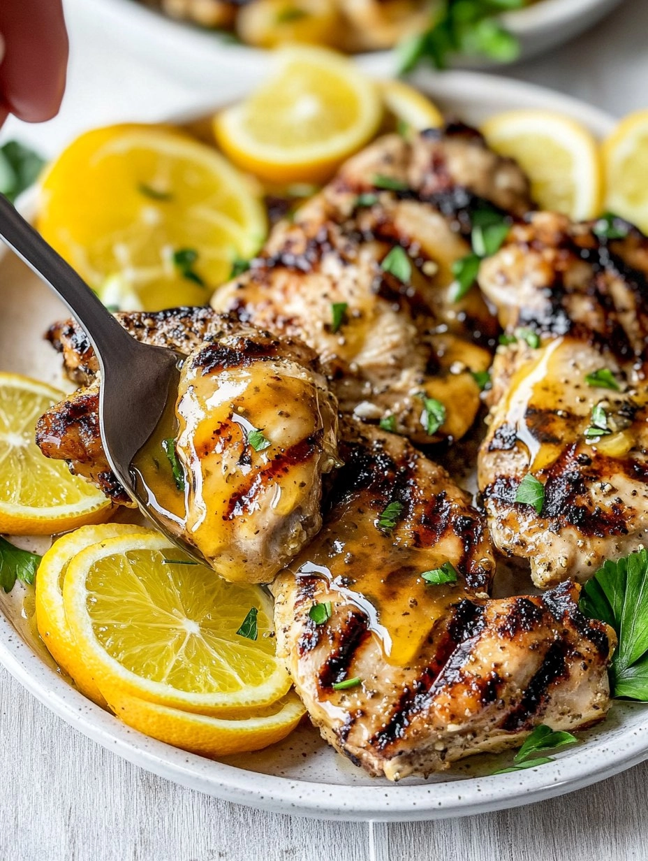 Healthy Grilled Citrus Chicken with Glaze