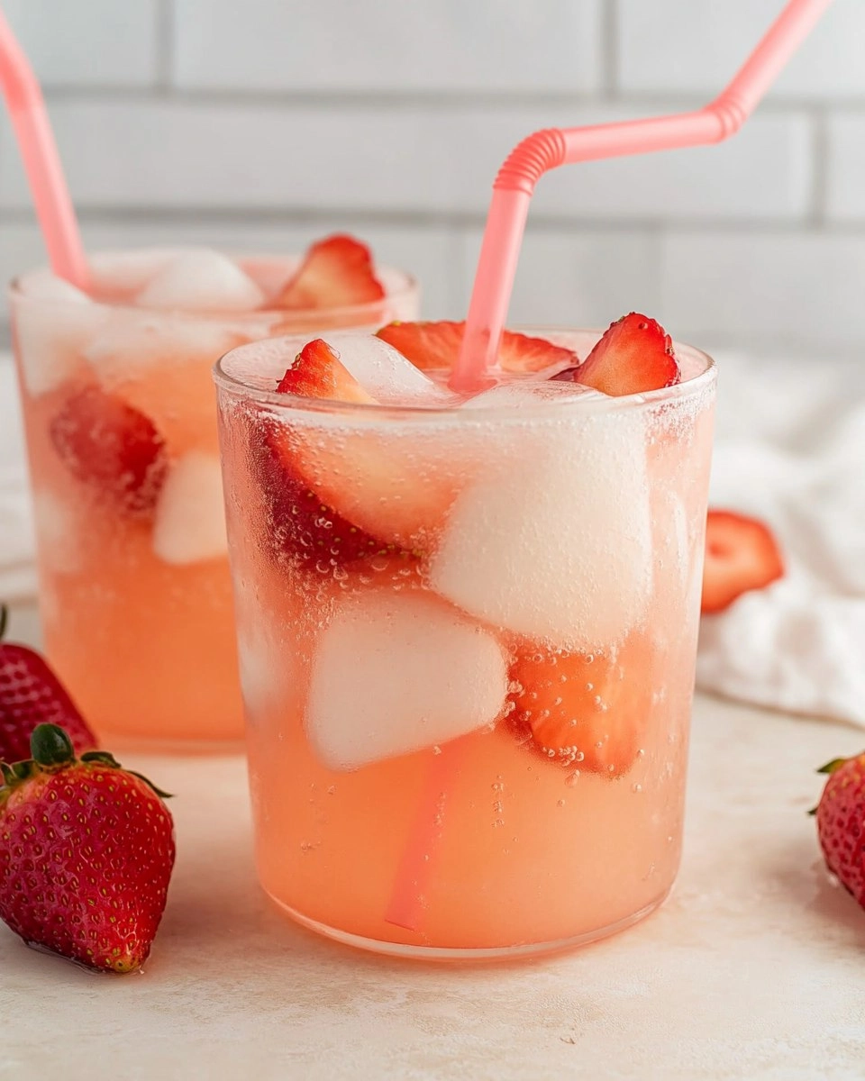 Healthy Pink Drink Strawberry Refresher (Whole30, Caffeine-Free, Vegan)