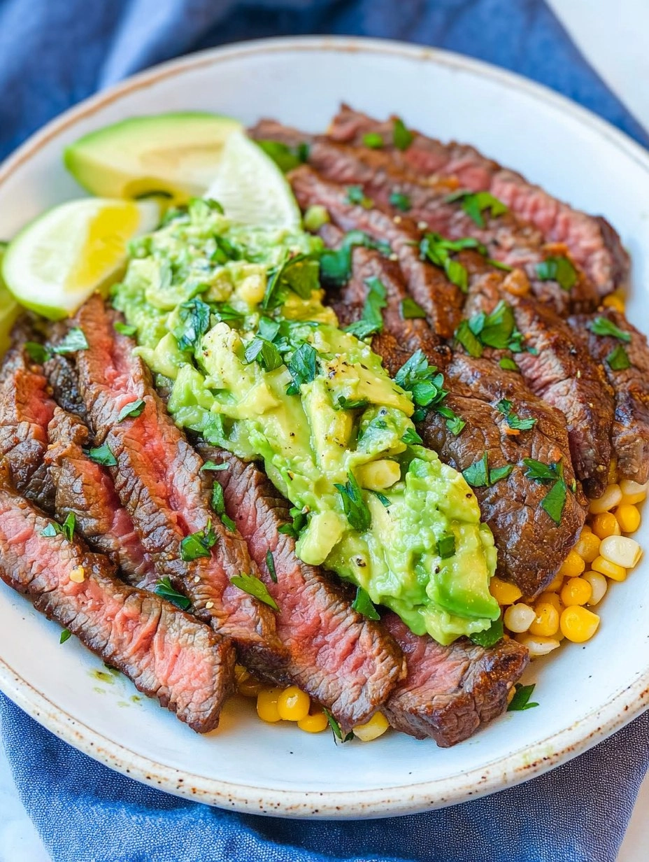 Healthy Steak Avocado Corn Bowl