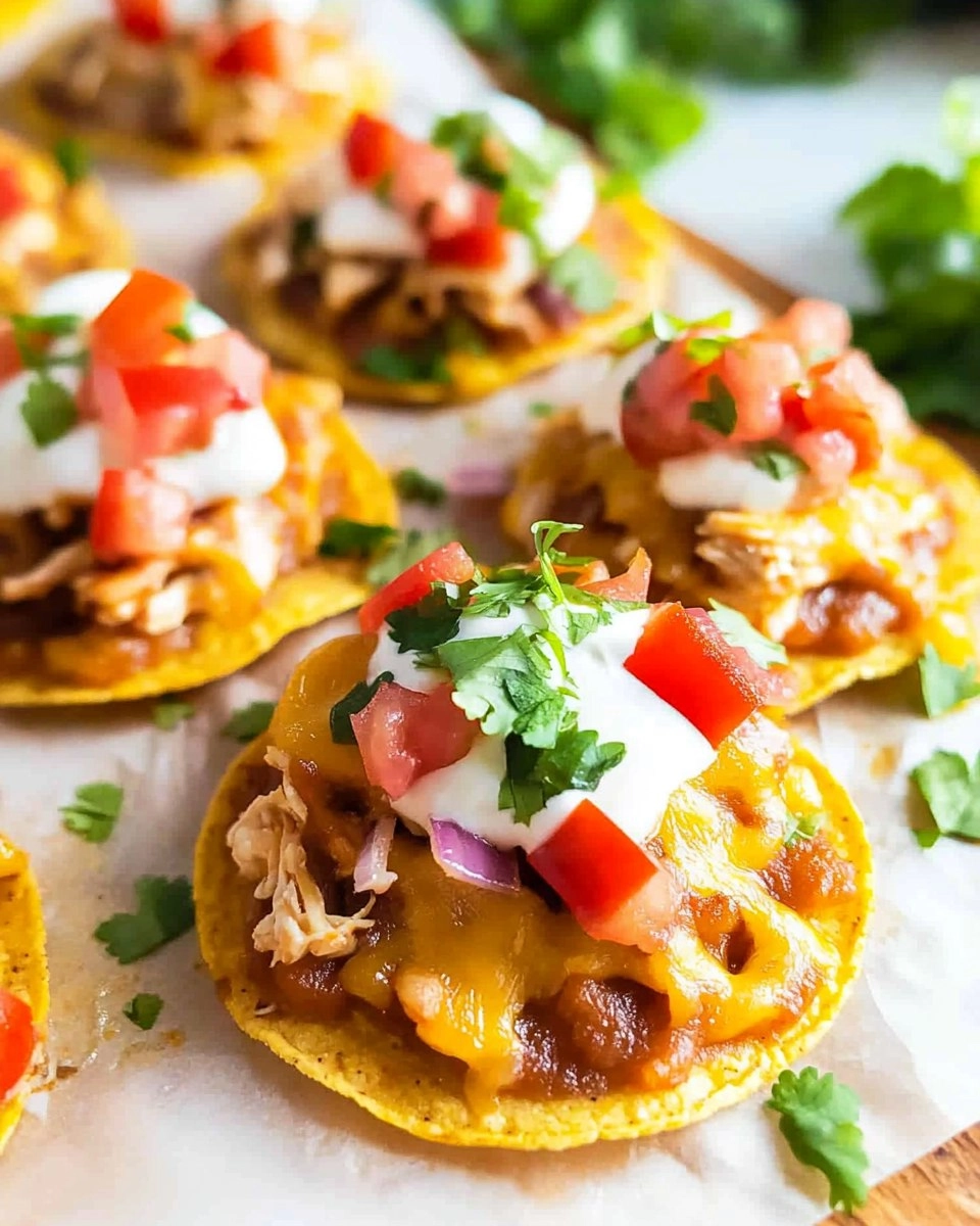 Mini Chicken Tostadas