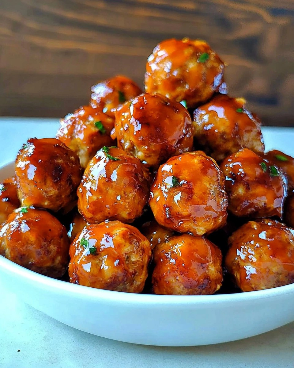 Orange Chicken Meatballs 
