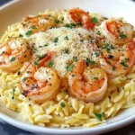 Parmesan-Orzo-with-Shrimp-Recipe