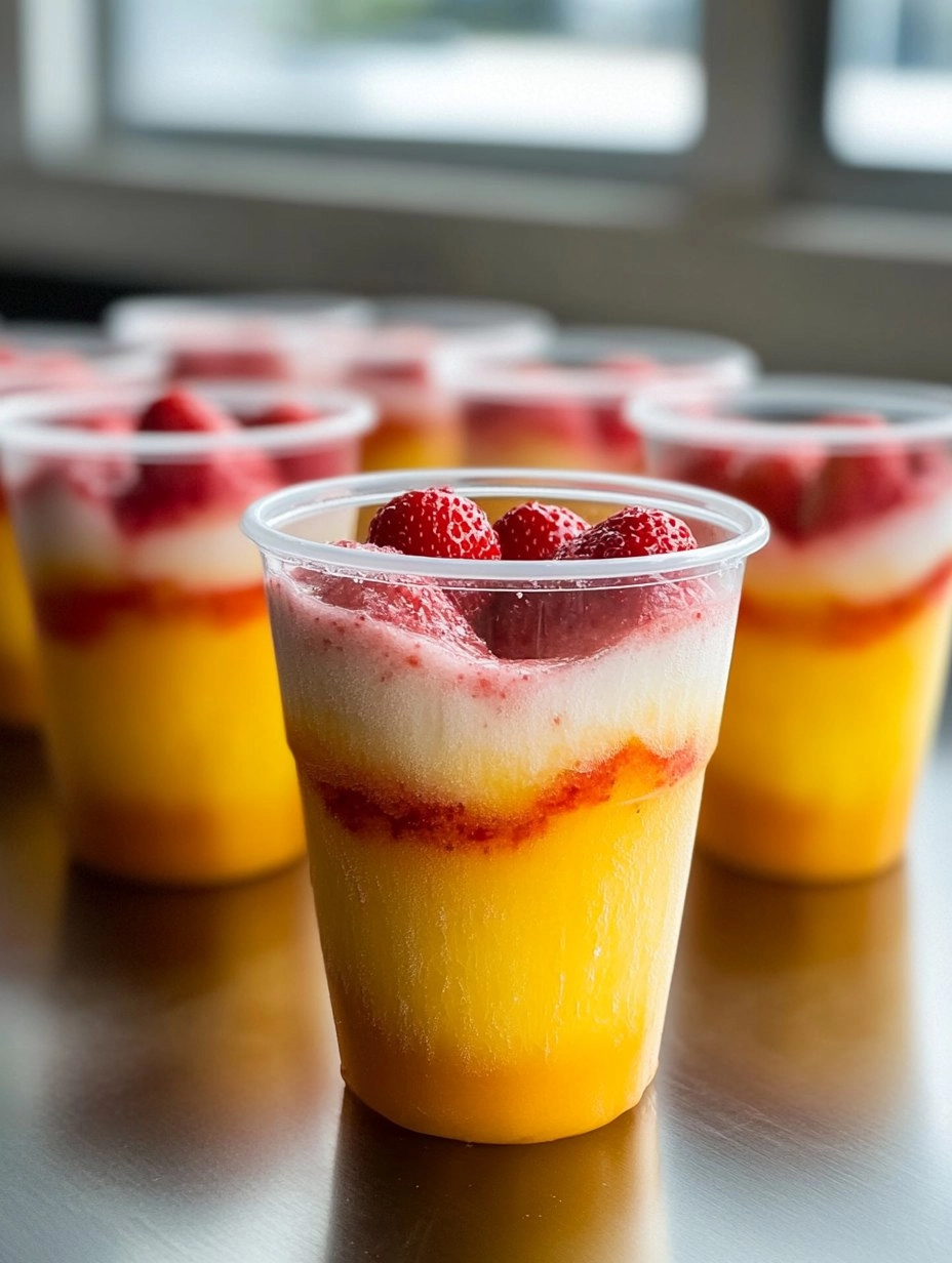 Pineapple Strawberry Swirled Slushies – Your Ultimate Refreshing Summer Drink!