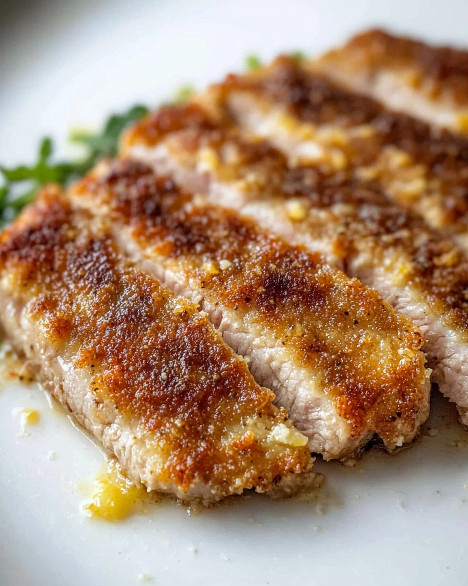 Pork Milanese with Lemon Parmesan Arugula