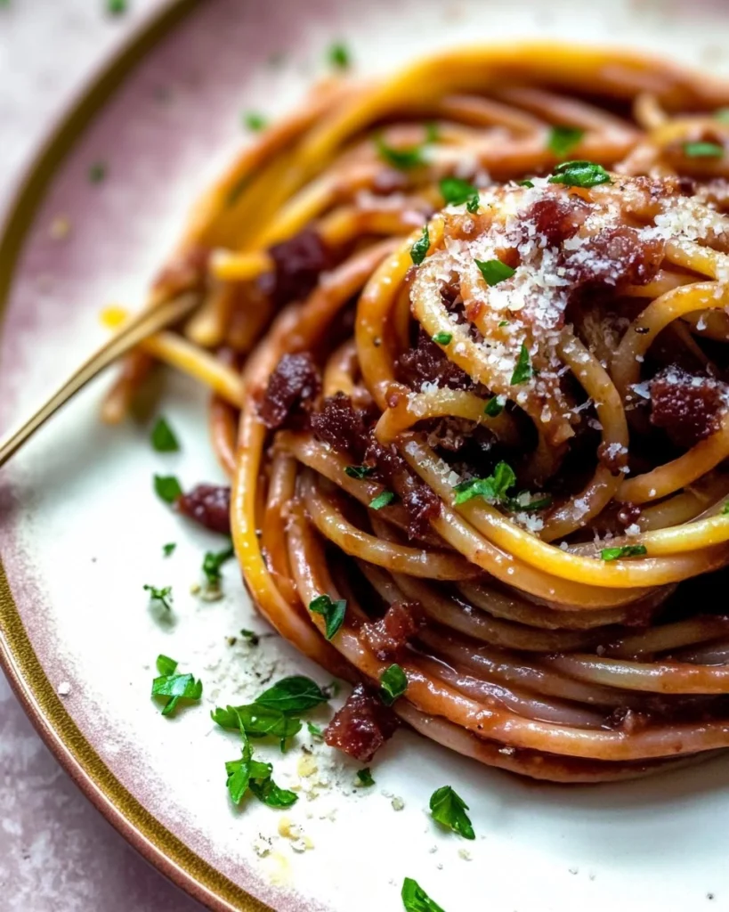 Red-Wine-Bucatini-with-Pancetta-Recipe