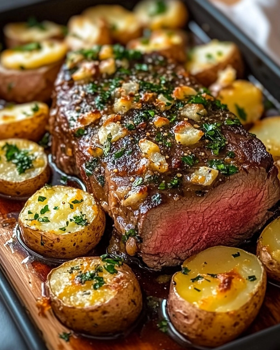 Roast Sirloin with Potato Bake 85 Roast Sirloin with Potato Bake