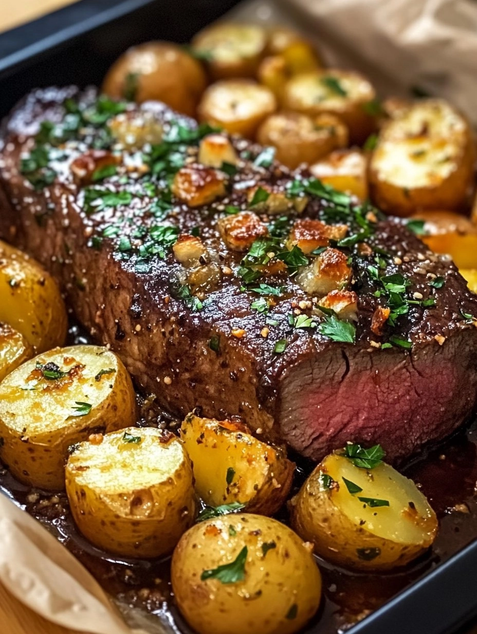Roast Sirloin with Potato Bake 86 Roast Sirloin with Potato Bake