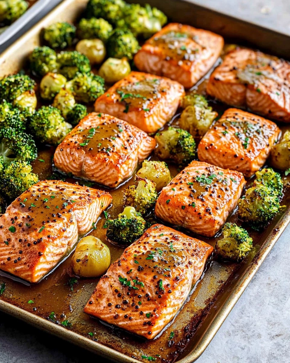Sheet-Pan Honey Mustard Salmon