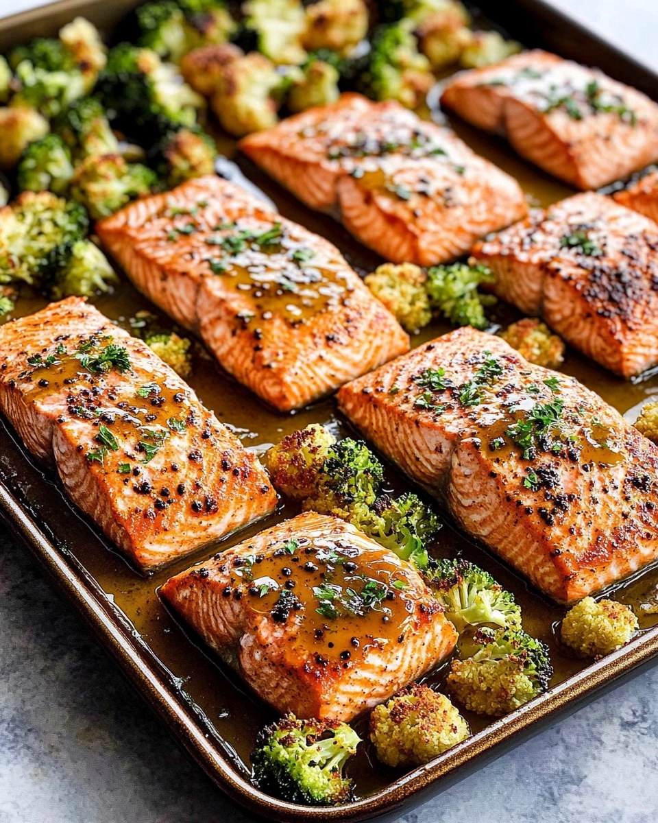 Sheet-Pan Honey Mustard Salmon