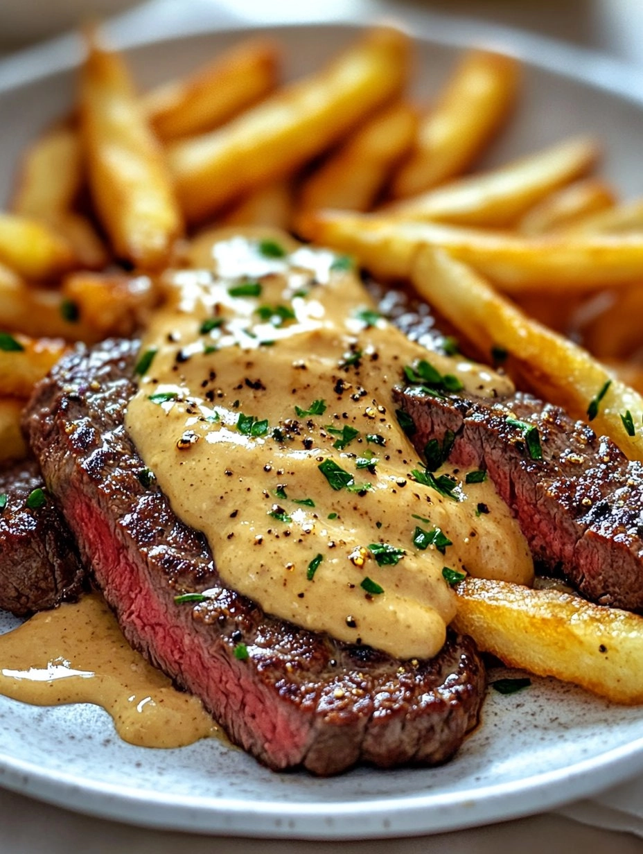 Steak Frites with Honey Dijon Aioli