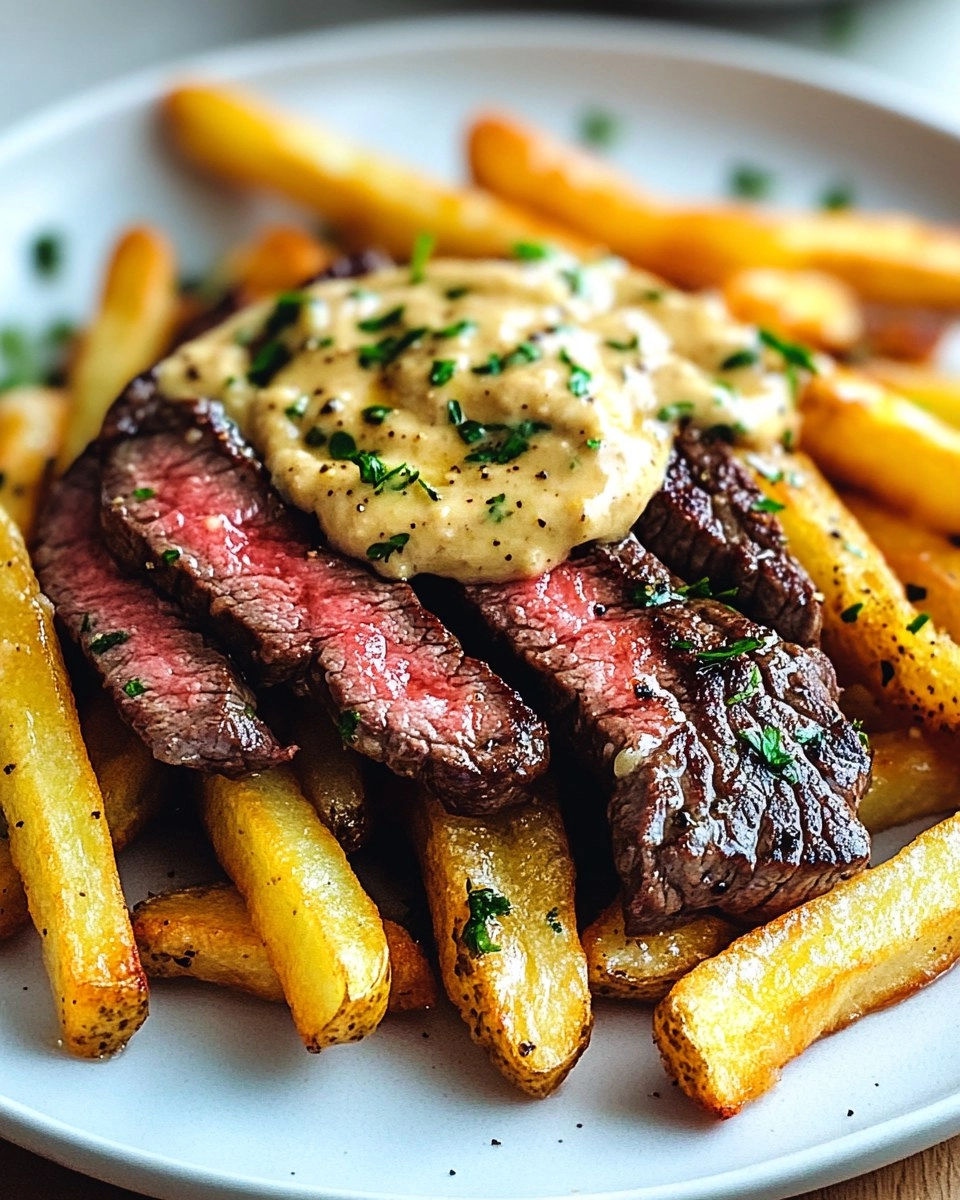 Steak Frites with Honey Dijon Aioli