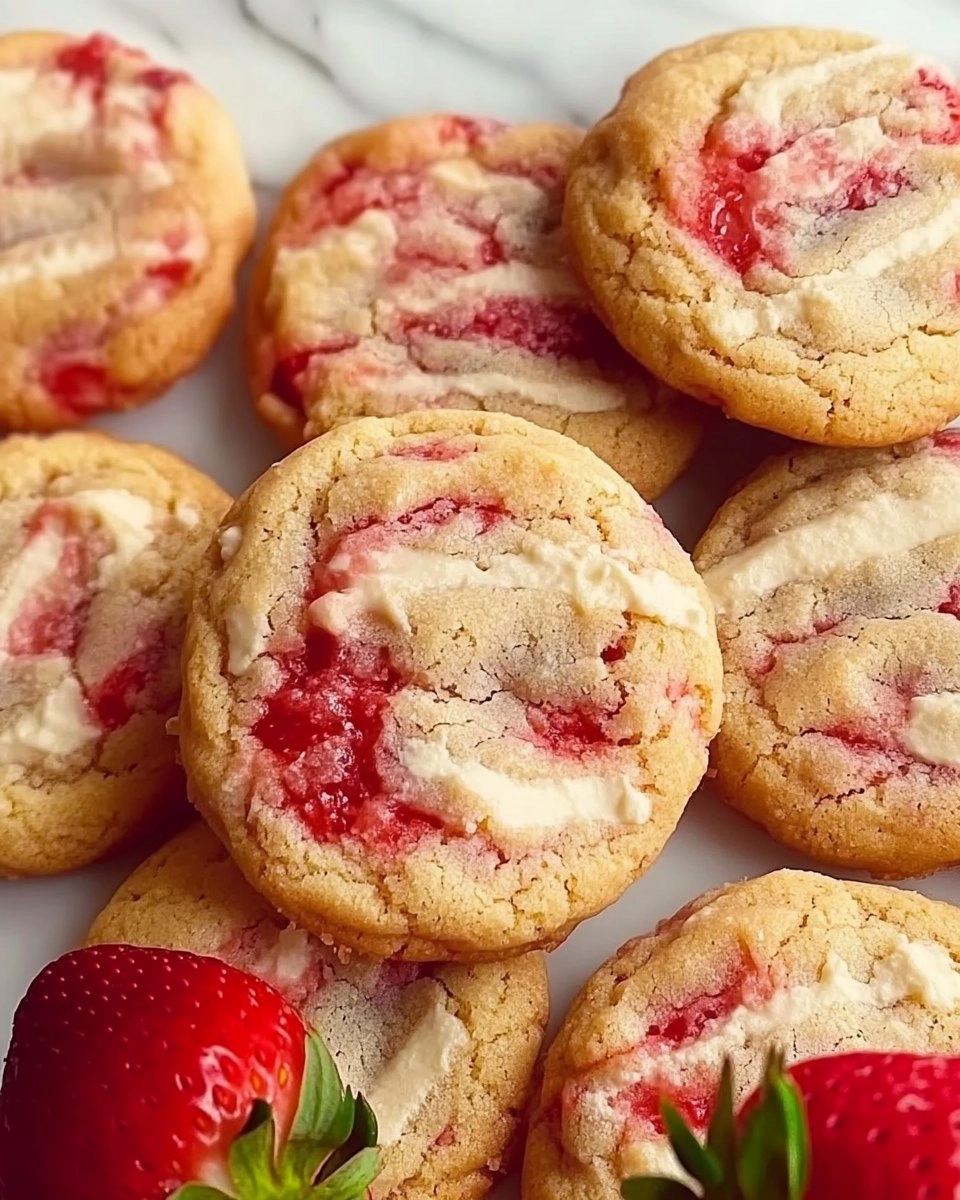 Strawberry Cheesecake Cookies