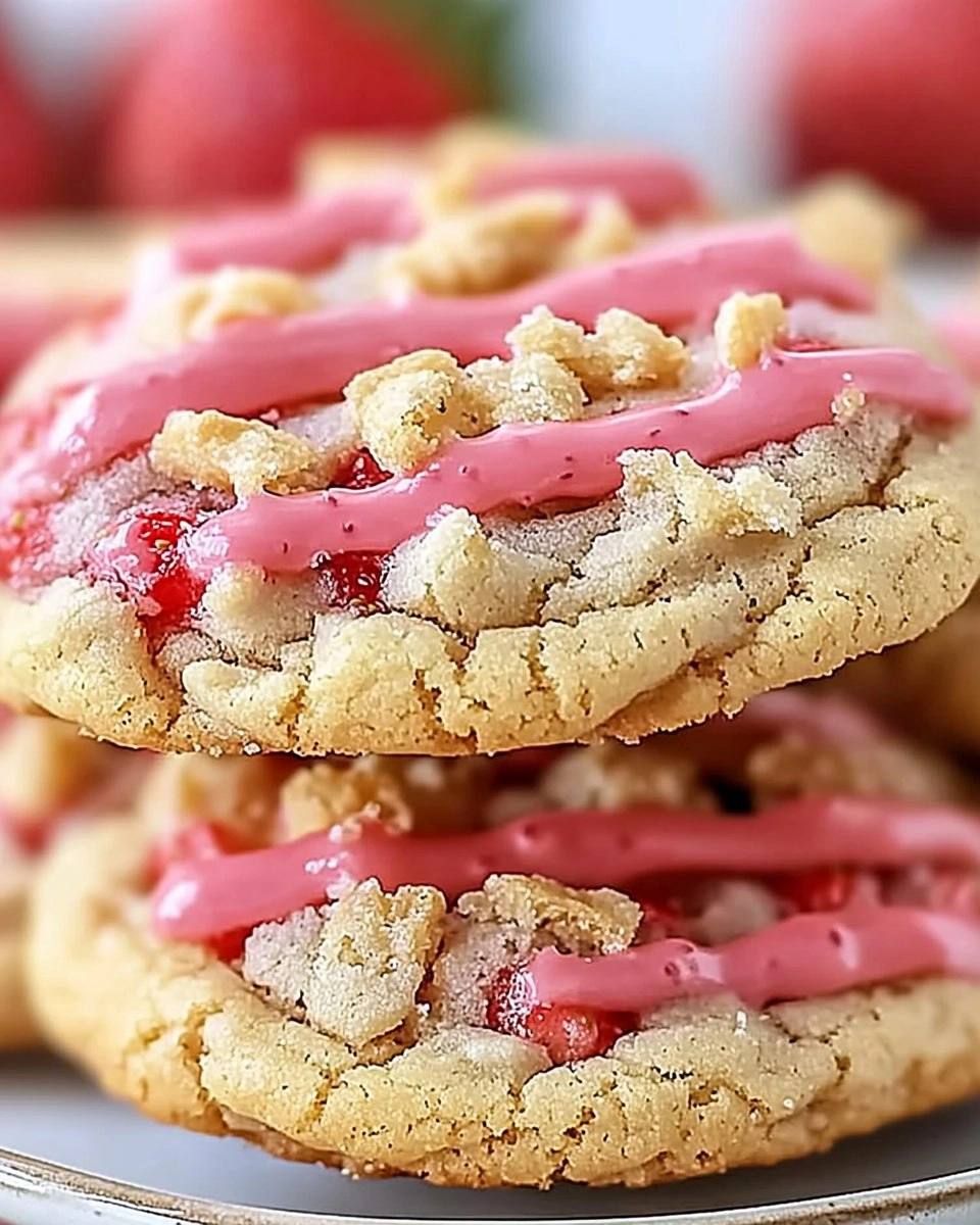 Strawberry Crunch Cookies