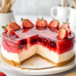 Strawberry-Jelly-Cheesecake-Recipe