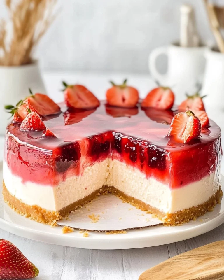 Strawberry-Jelly-Cheesecake-Recipe