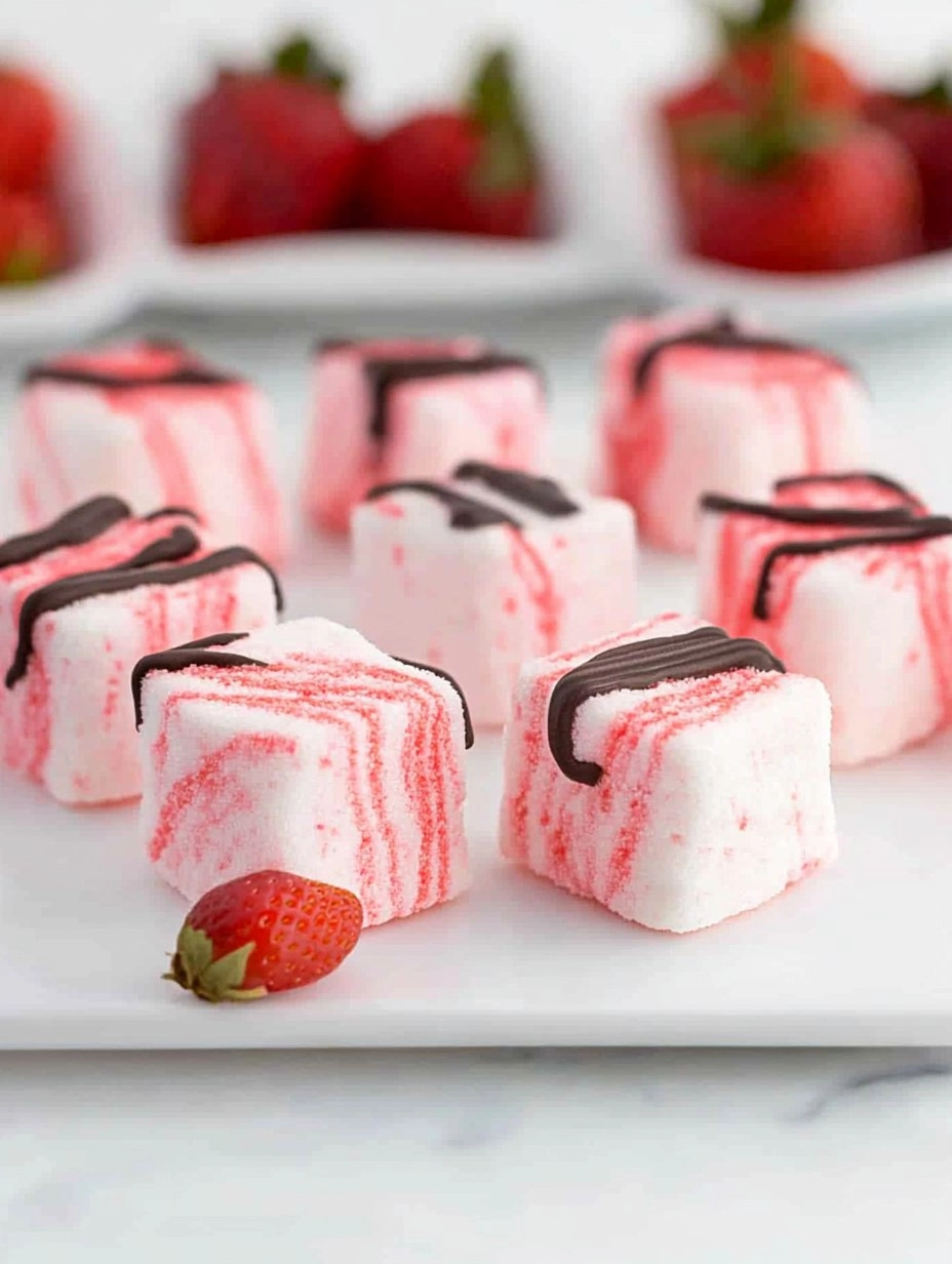 Strawberry Swirl Marshmallows 136 Strawberry Swirl Marshmallows