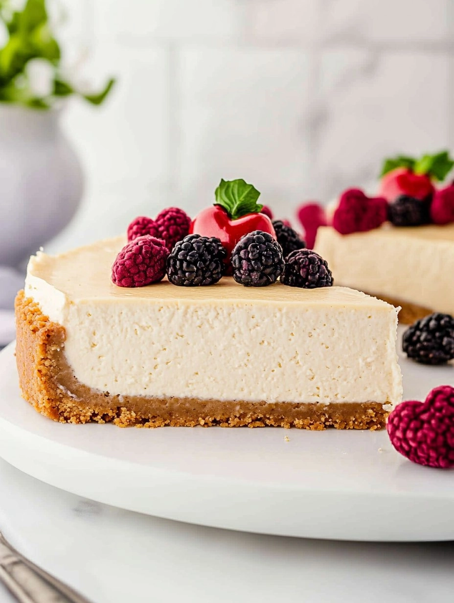 Valentine Eggless Cheesecake 