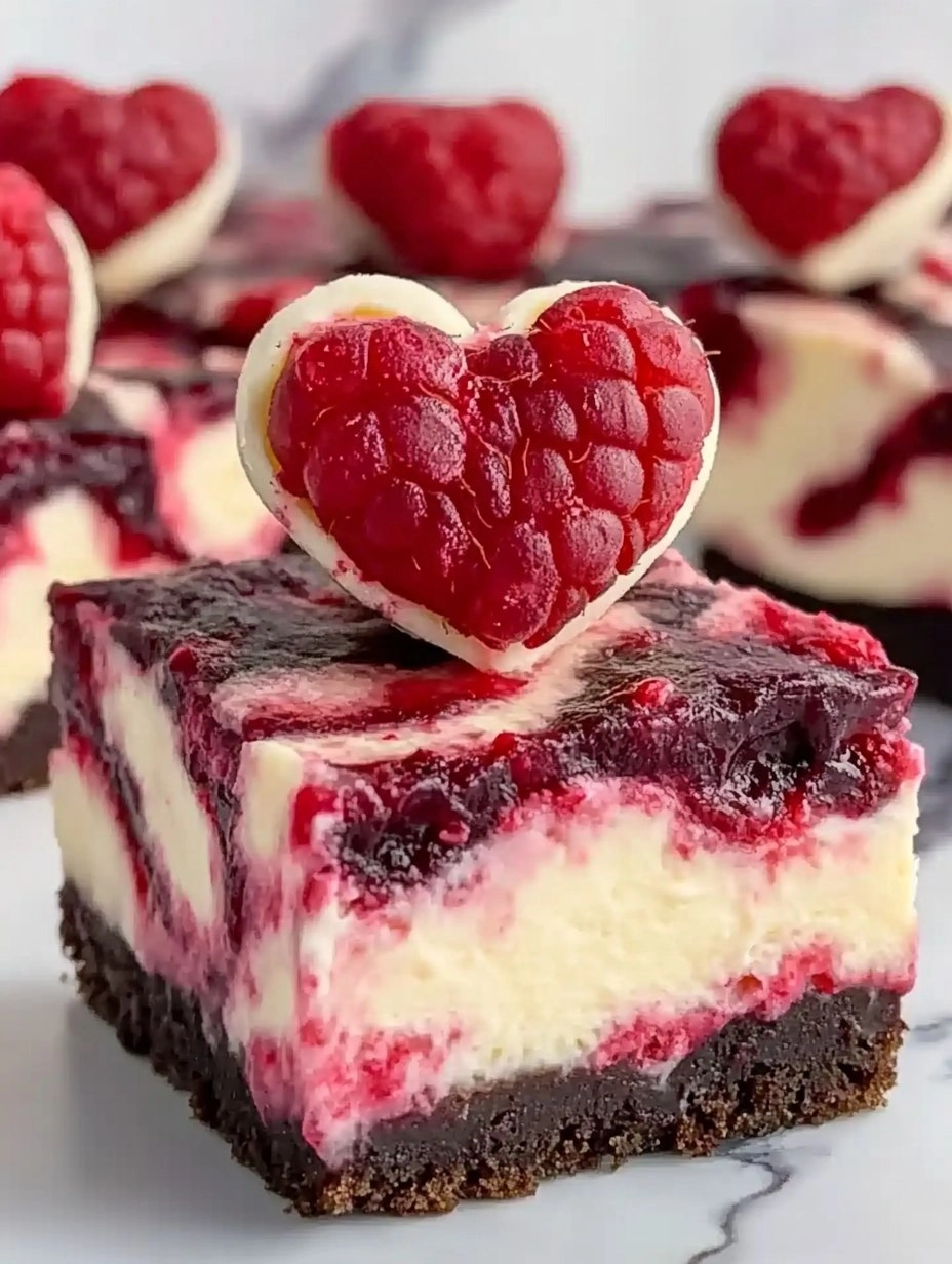 Valentine Raspberry Swirl and Cheesecake Topping)