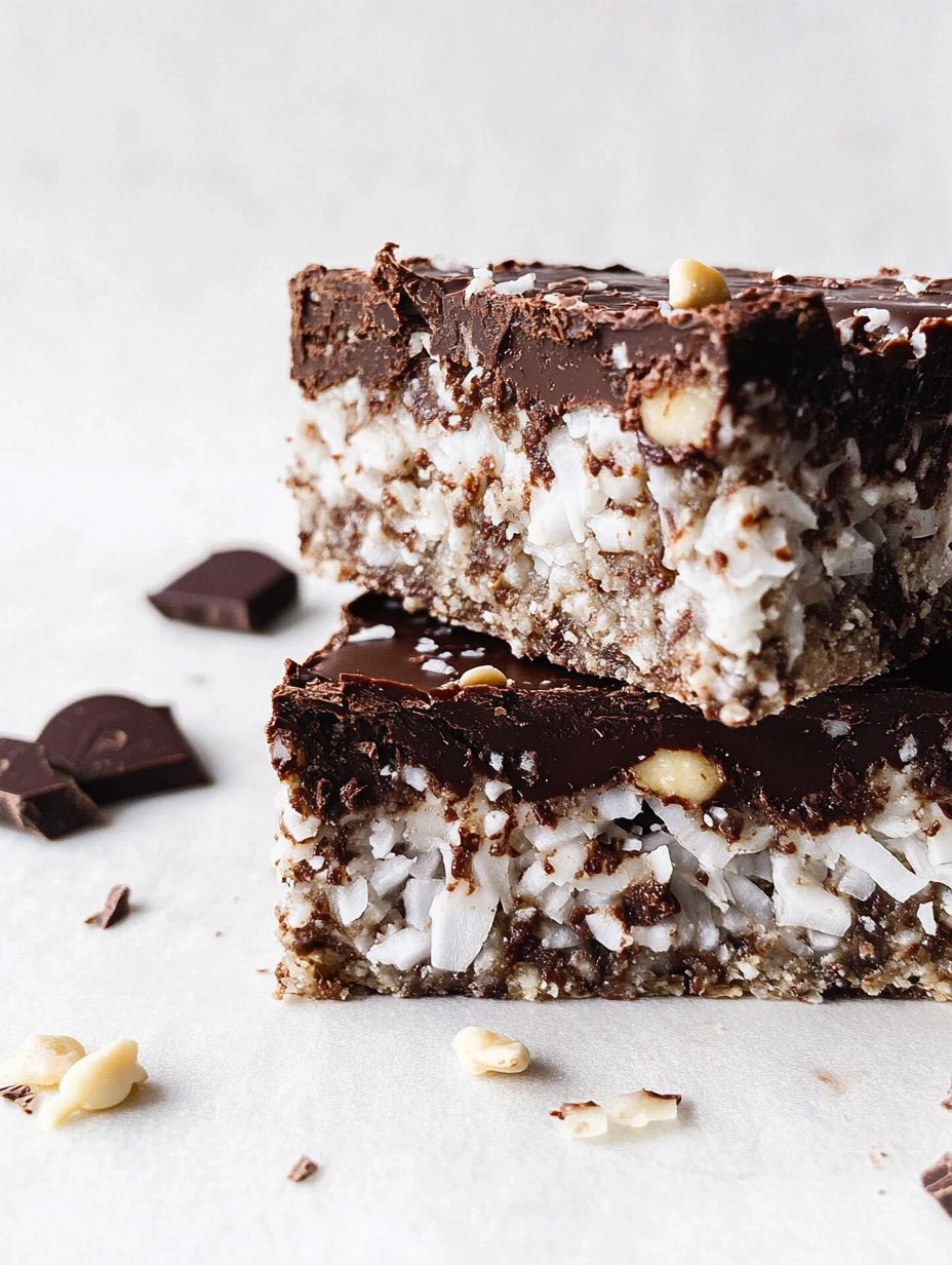 Valentine’s Day  Coconut-Chocolate Keto Bars