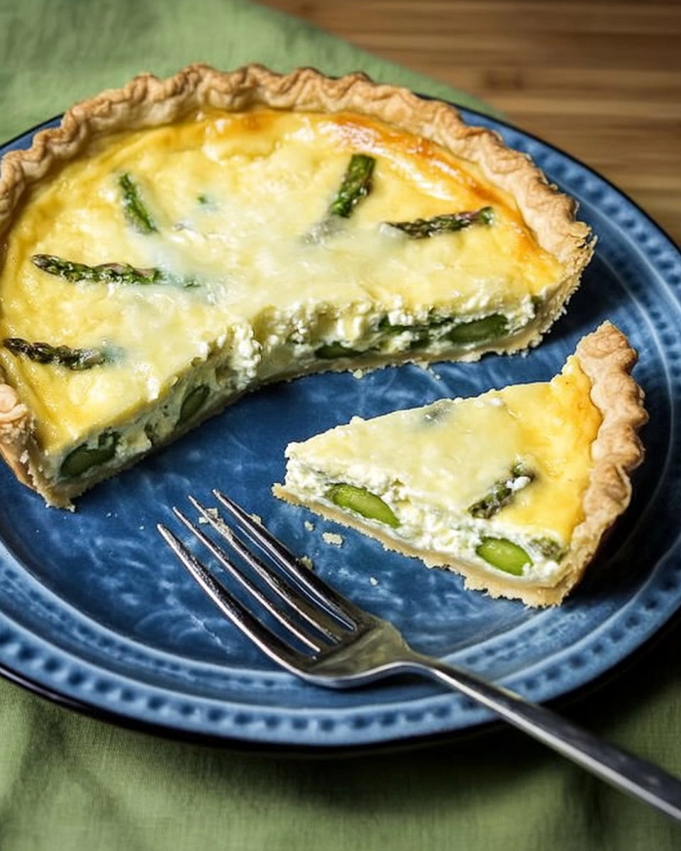 Asparagus and Gruyere Quiche | Easy Spring Breakfast