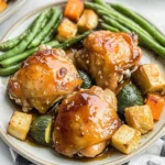 Baked-Honey-Garlic-Chicken-Thighs-with-Veggies-Recipe