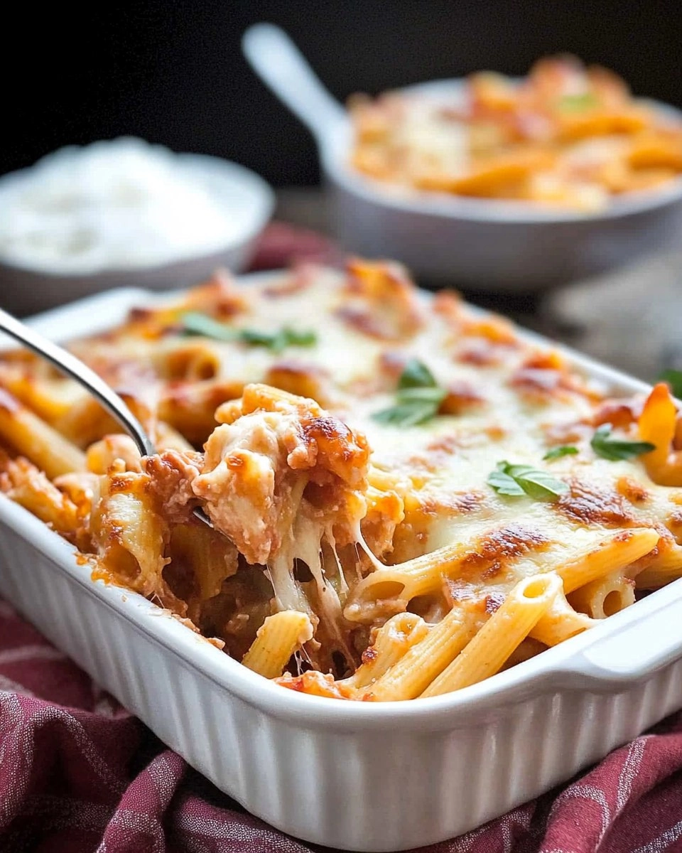 Baked-Penne-Cheesy-Oven-Baked-Pasta-Casserole-Recipe