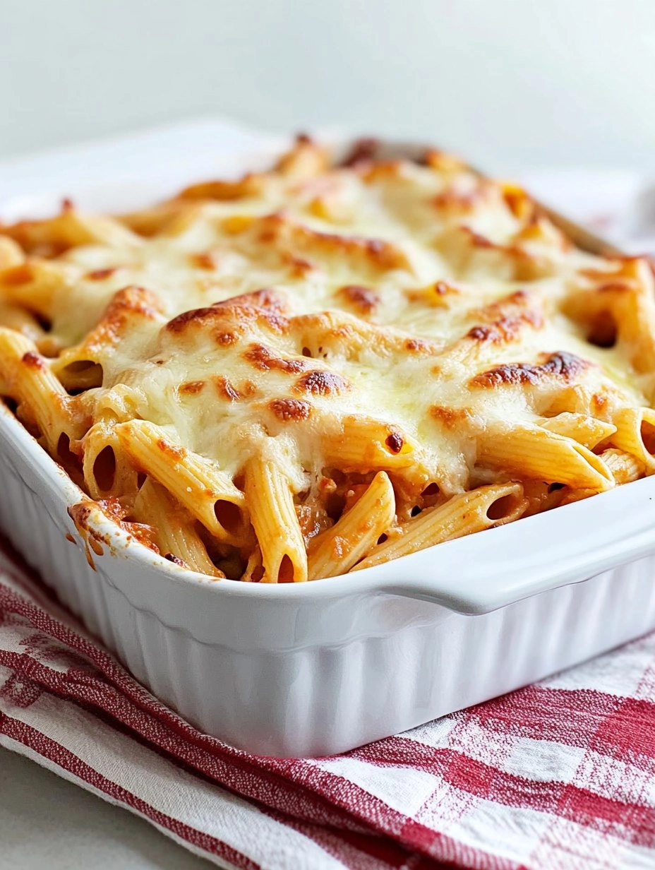 Baked Penne | Cheesy Oven-Baked Pasta Casserole