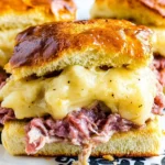 Baked-Reuben-Sliders-with-Thousand-Island-Glaze-Recipe
