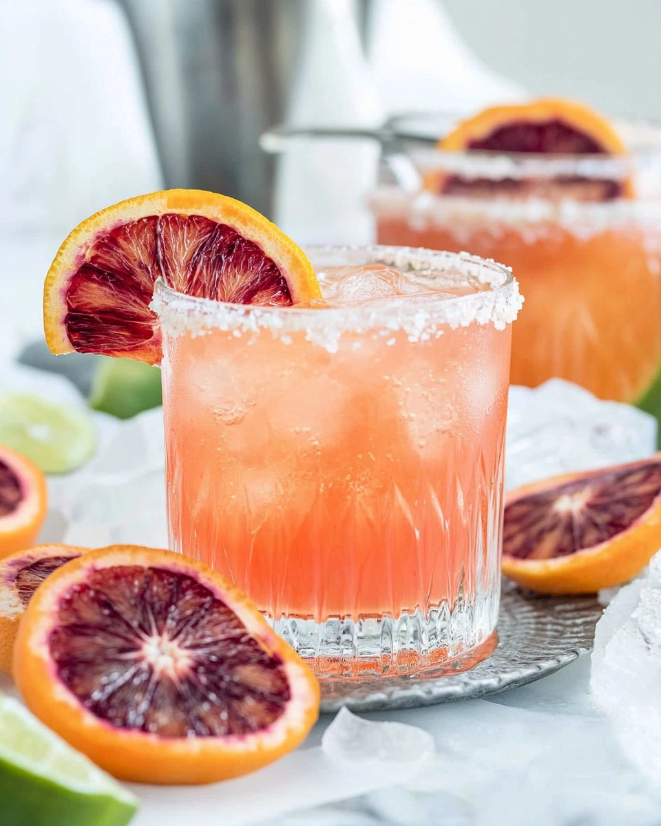 Blood Orange Margarita Pitcher (Easy Big-Batch Citrus Cocktail)