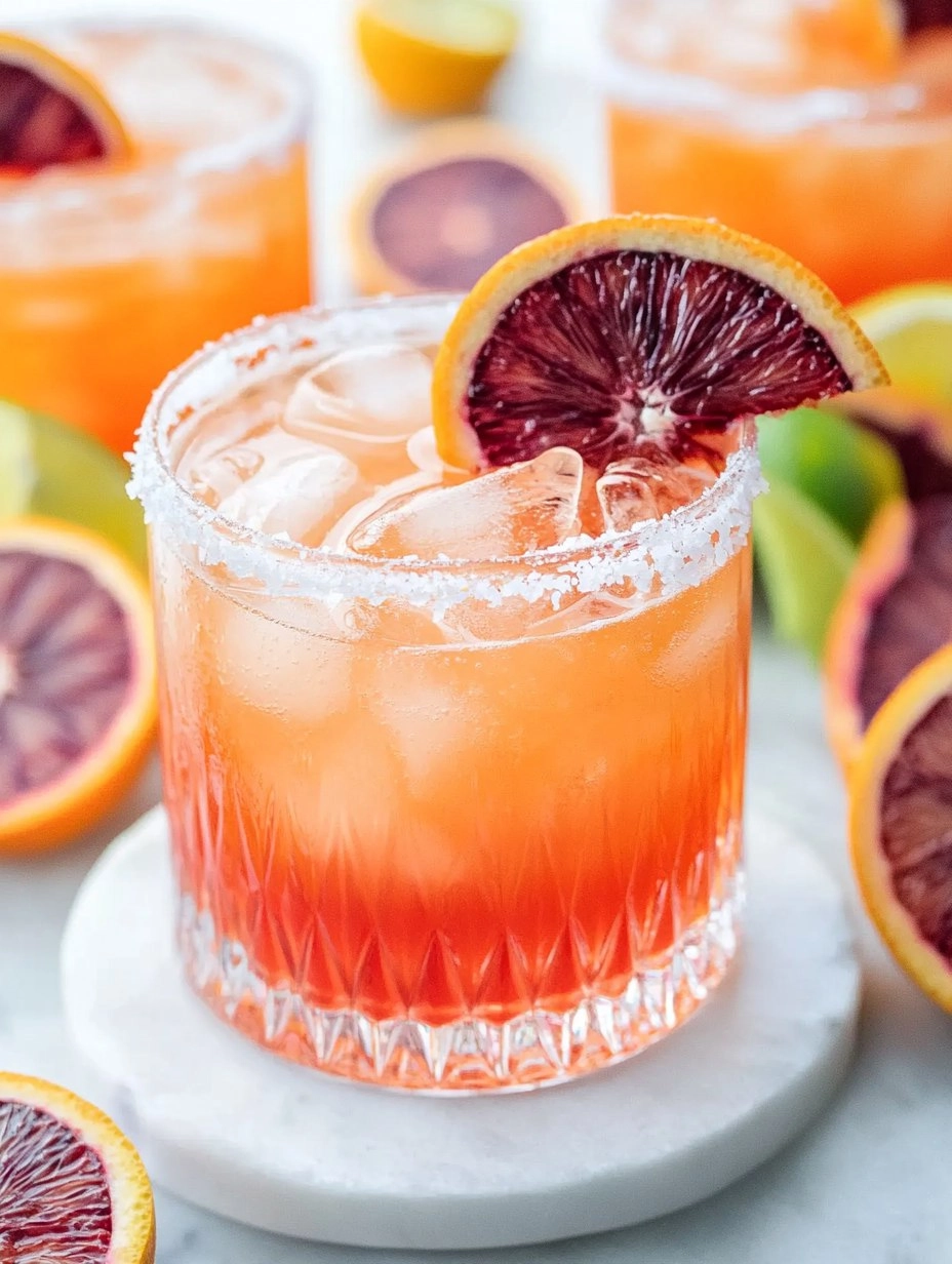 Blood Orange Margarita Pitcher (Easy Big-Batch Citrus Cocktail)