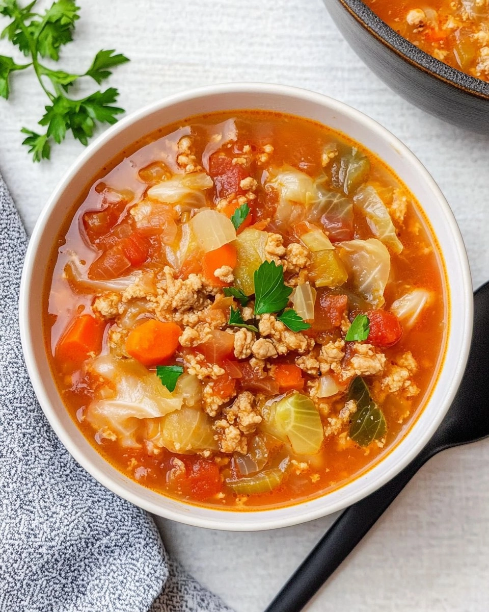 Cabbage Roll Soup (All the Flavor, No Rolling)