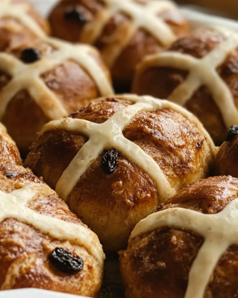 Cinnamon-Raisin-Hot-Cross-Buns-Make-Ahead-Easter-Rolls-Recipe