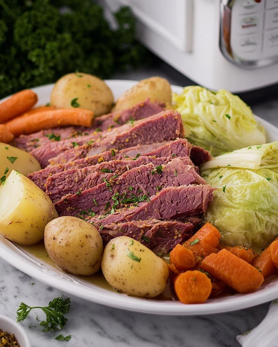 Corned Beef & Cabbage (Crockpot) 