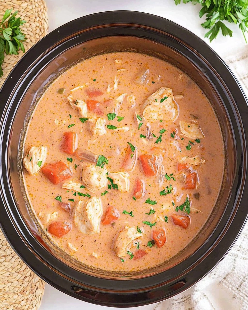 Crockpot Chicken Paprikash